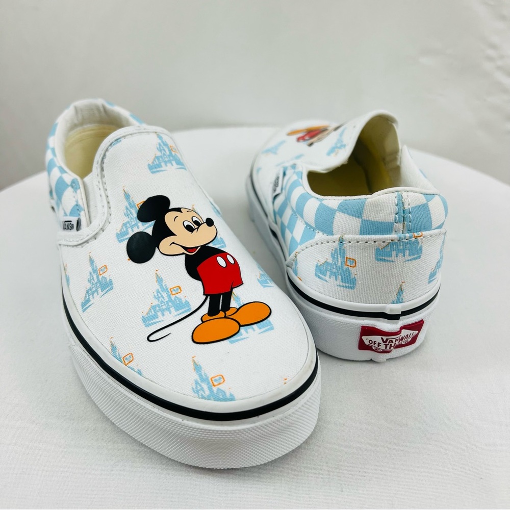 Vans x Disney Parks 2022 50th Anniversary Magic Kingdom Slip Ons Unisex Sizes